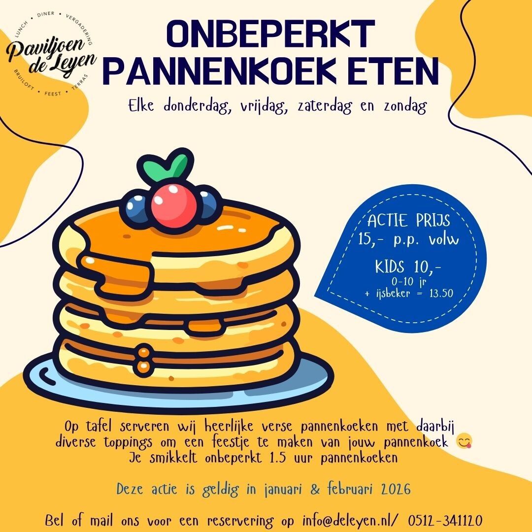Pannenkoeken onbeperkt